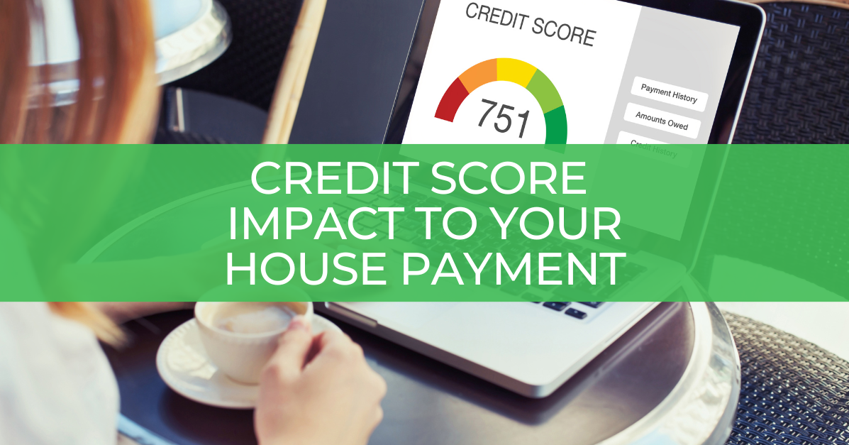 credit score impact a mortgage payment